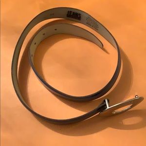 ICEBERG blue leather women’s belt